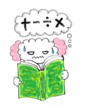 An ear is a pink dog sticker #702801