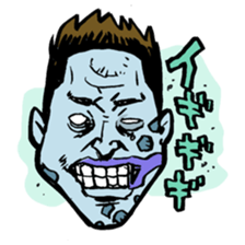 Zombiesan sticker #703071