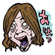 Zombiesan sticker #703092