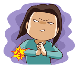 poko's family stamp 2 sticker #703189