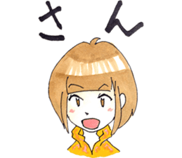 hakata girl and kitakyu boy part2 summer sticker #703367