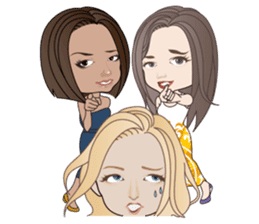 The Gossip CELEB, Sarah & Friends sticker #703397