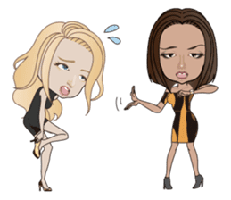 The Gossip CELEB, Sarah & Friends sticker #703403