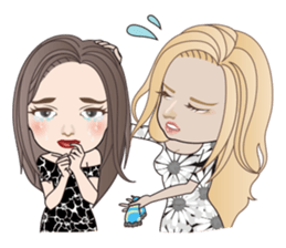 The Gossip CELEB, Sarah & Friends sticker #703414