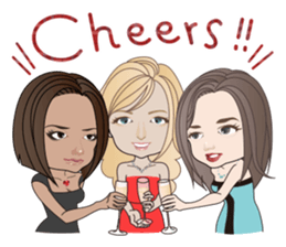 The Gossip CELEB, Sarah & Friends sticker #703415