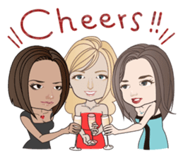 The Gossip CELEB, Sarah & Friends sticker #703415