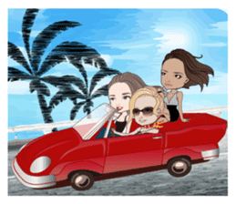 The Gossip CELEB, Sarah & Friends sticker #703422