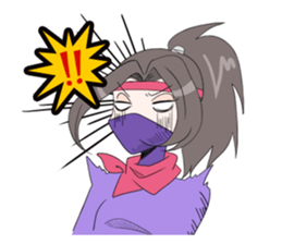 NINJA Girl sticker #703523