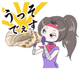 NINJA Girl sticker #703537
