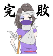 NINJA Girl sticker #703542