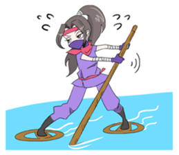NINJA Girl sticker #703546