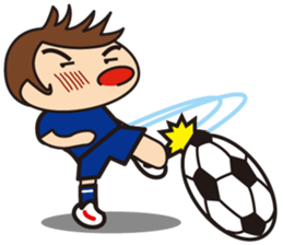 one day Soccer supporters"Ma-kun" sticker #703574