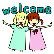 Good friend sisters sticker #703672