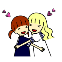 Good friend sisters sticker #703682