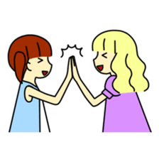 Good friend sisters sticker #703710