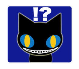 kuri kuru-kun of the black cat sticker #704183