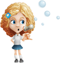 Cute Girl: Emotions and Actions sticker #704543