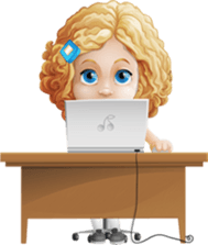 Cute Girl: Emotions and Actions sticker #704545