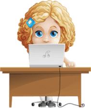 Cute Girl: Emotions and Actions sticker #704545