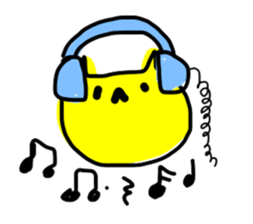YELLOW nyan-nyan sticker #705109