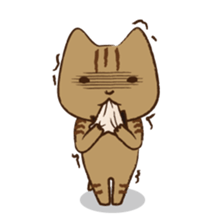 Maron - House steward cat of Hitokuri. sticker #705165