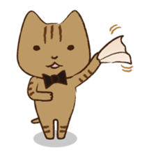 Maron - House steward cat of Hitokuri. sticker #705171