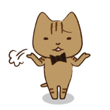 Maron - House steward cat of Hitokuri. sticker #705173