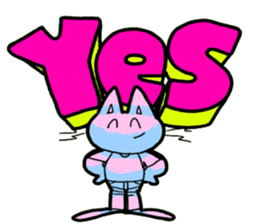 Cat punch! sticker #705391