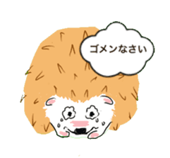 Hedgehog HARIO and NEZUMIKO sticker #705833