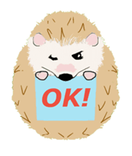 Hedgehog HARIO and NEZUMIKO sticker #705835