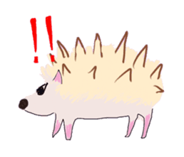 Hedgehog HARIO and NEZUMIKO sticker #705843