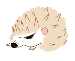 Hedgehog HARIO and NEZUMIKO sticker #705844