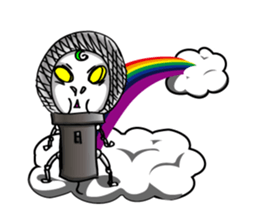 Pretty skeleton Jitaro sticker #706995