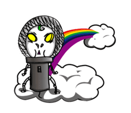 Pretty skeleton Jitaro sticker #706995