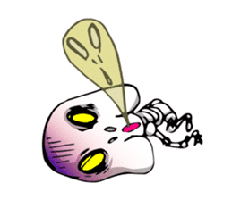 Pretty skeleton Jitaro sticker #707011