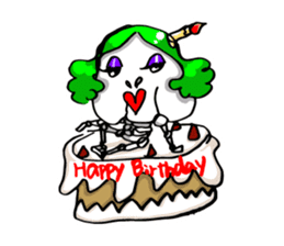 Pretty skeleton Jitaro sticker #707013