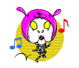 Pretty skeleton Jitaro sticker #707023