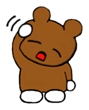 Mrs.yoo of a bear. sticker #708120