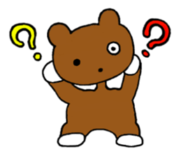 Mrs.yoo of a bear. sticker #708127