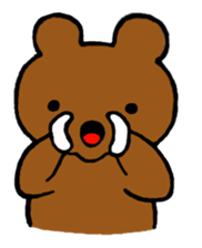 Mrs.yoo of a bear. sticker #708131