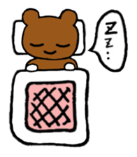 Mrs.yoo of a bear. sticker #708149