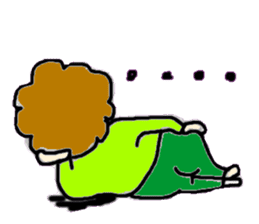 I like a "obasan." and a dog. sticker #708275