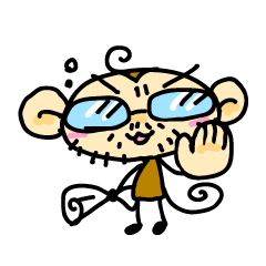 Geek Monkey Illustration only