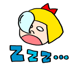 Small Girl(Age 5) sticker #708912