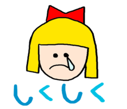 Small Girl(Age 5) sticker #708918