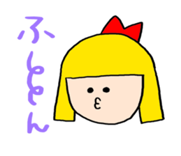 Small Girl(Age 5) sticker #708924