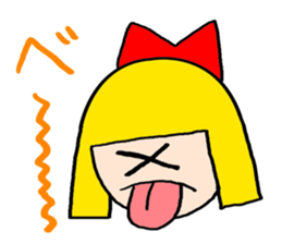 Small Girl(Age 5) sticker #708925