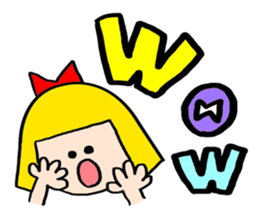 Small Girl(Age 5) sticker #708928