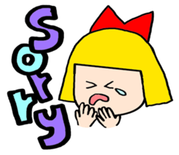 Small Girl(Age 5) sticker #708929