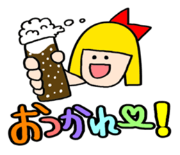 Small Girl(Age 5) sticker #708934